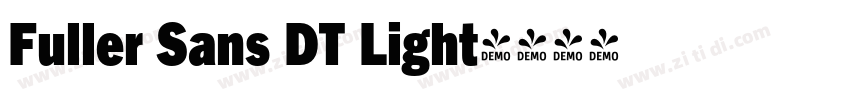 Fuller Sans DT Light字体转换